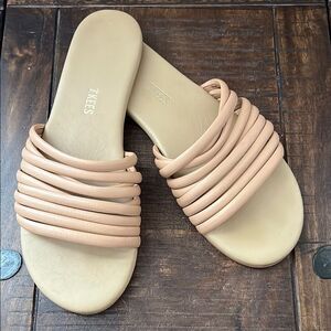 Tkees Slide Sandals Strappy Slide Slip On Size 9